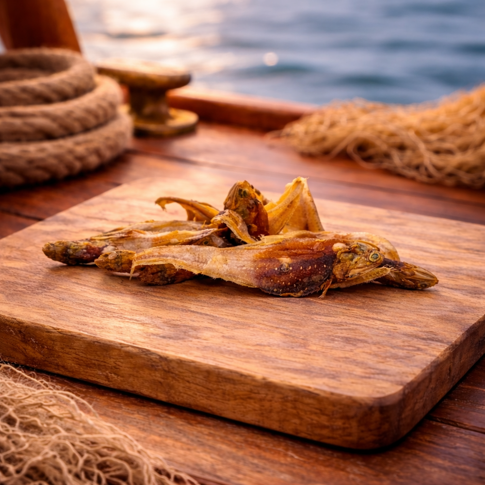 Anchois dorés séchés