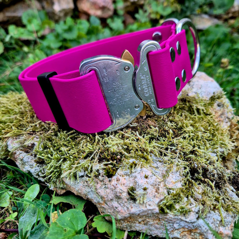 Collier réglable Cobra en BioThane® 38 mm