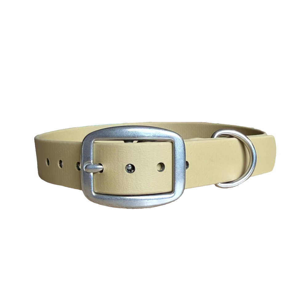 Collier biothane beige