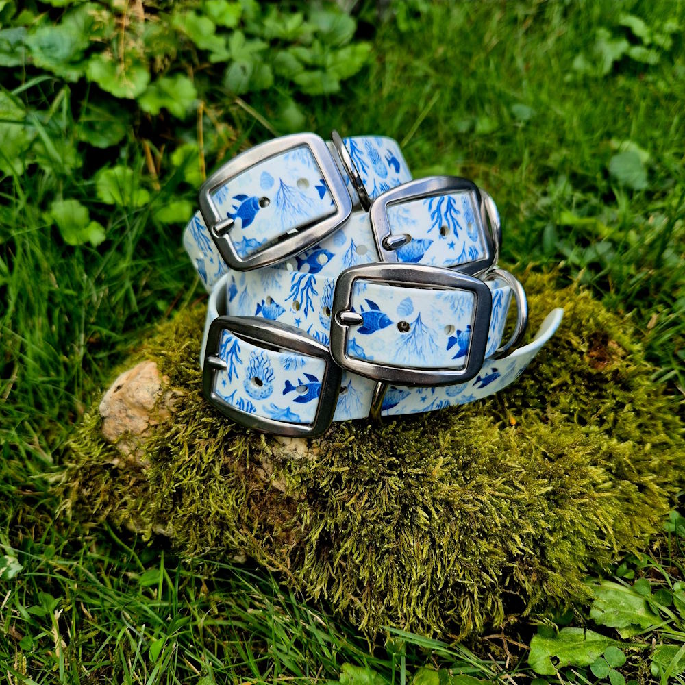 Collier biothane 25mm collection Océane