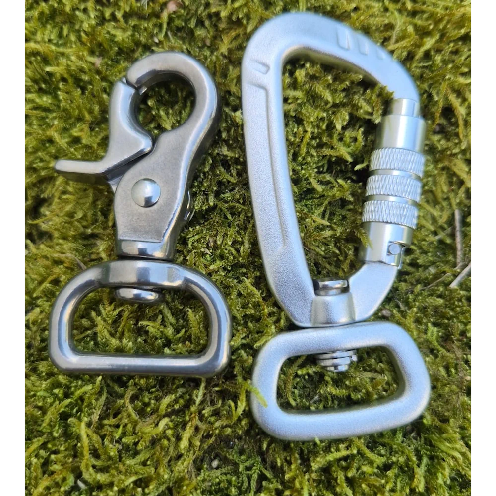 Choix mousqueton pour laisse en biothane 25mm