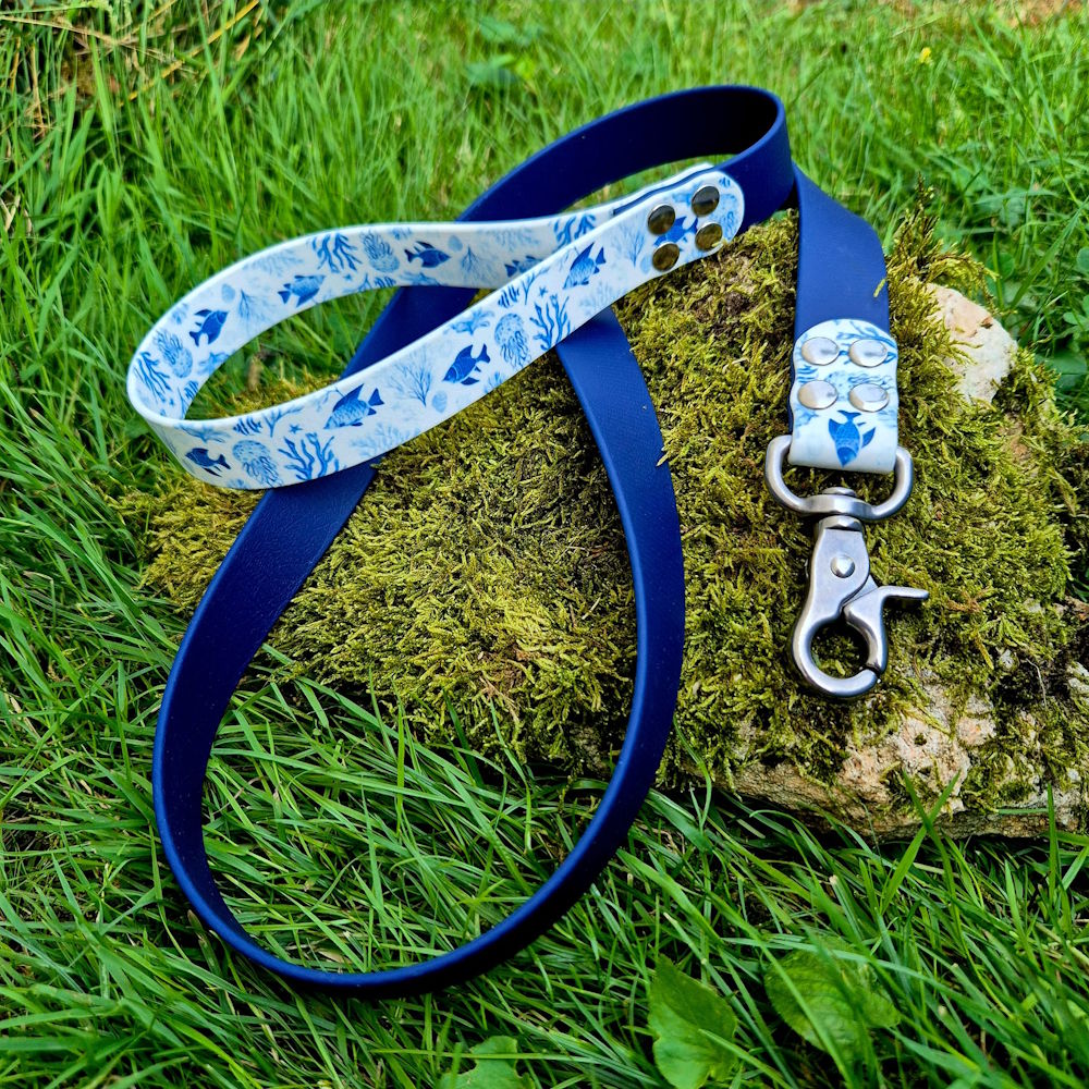 Laisse biothane 25mm collection océane