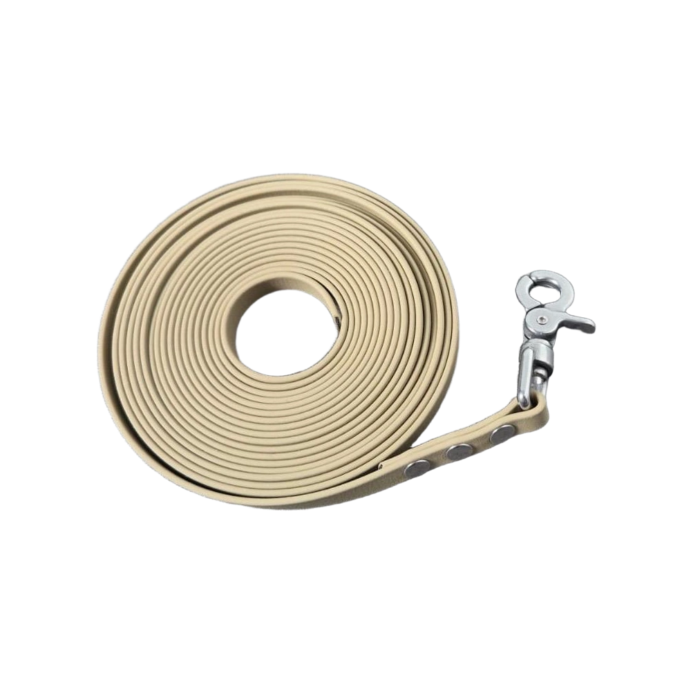 Longe biothane beige