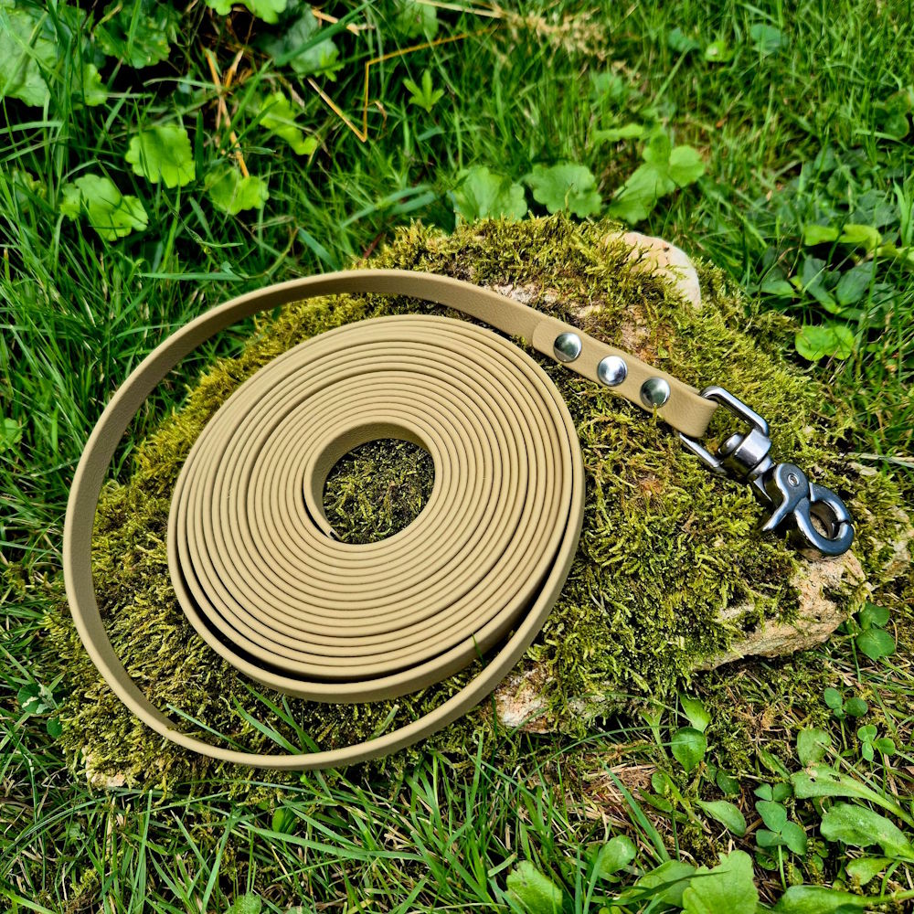 Longe biothane beige