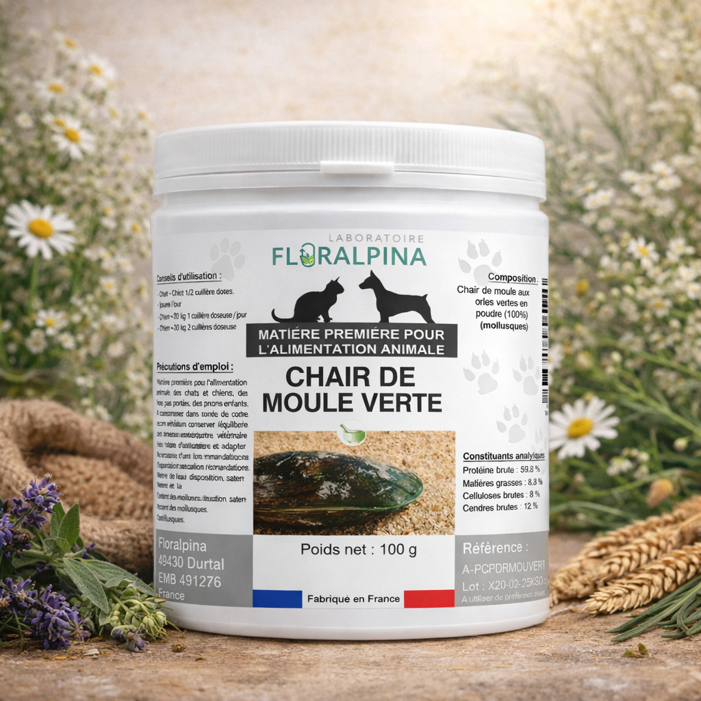 Poudre de moules vertes
