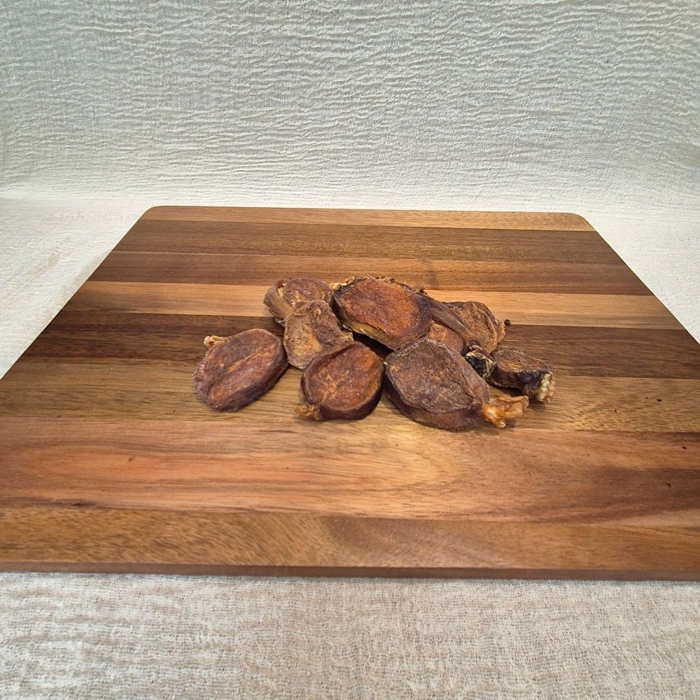 Testicules de bœuf tranchés